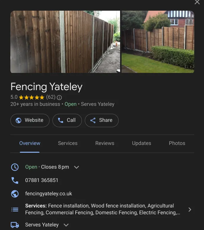 fencing yateley